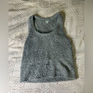 Aerie, fuzzy sleep tank, worn once